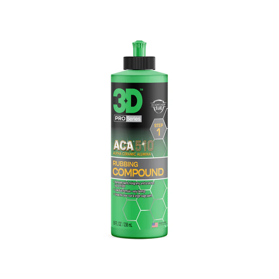 3D ACA 510 Premium Rubbing Compound - 236ml/946ml