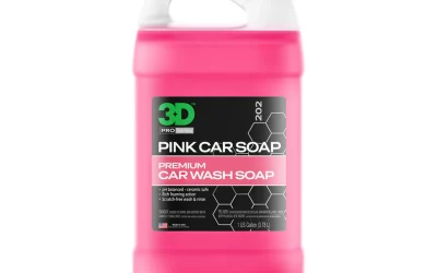 3D Pink Car Soap