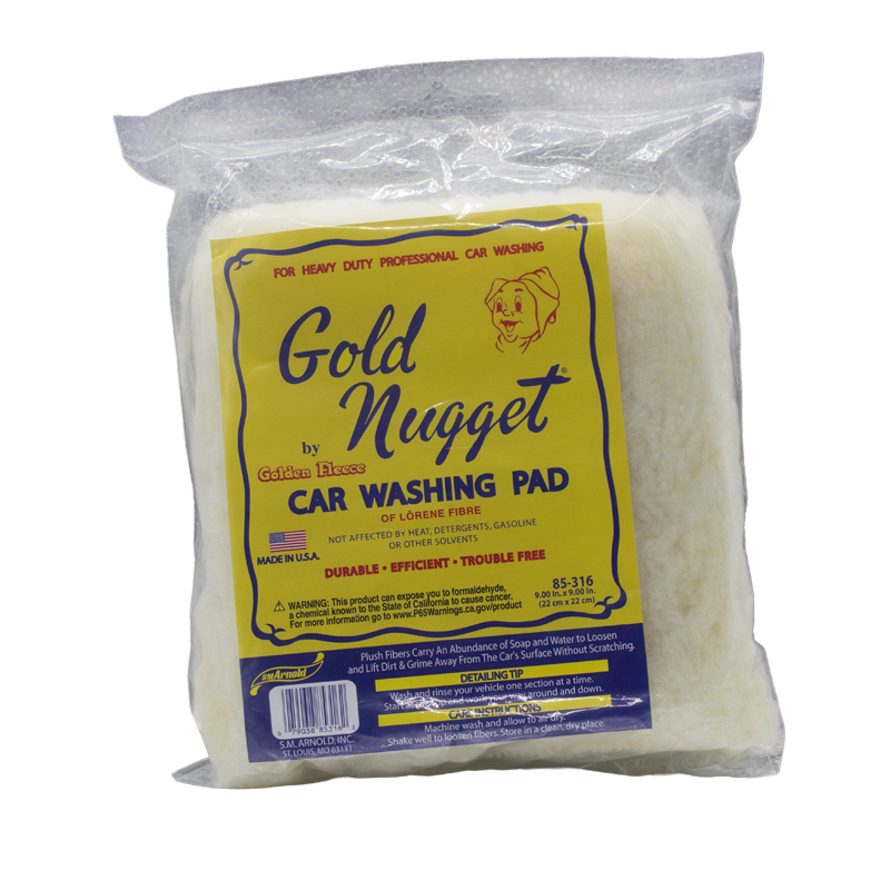 Gold Nugget Car Washing Pad